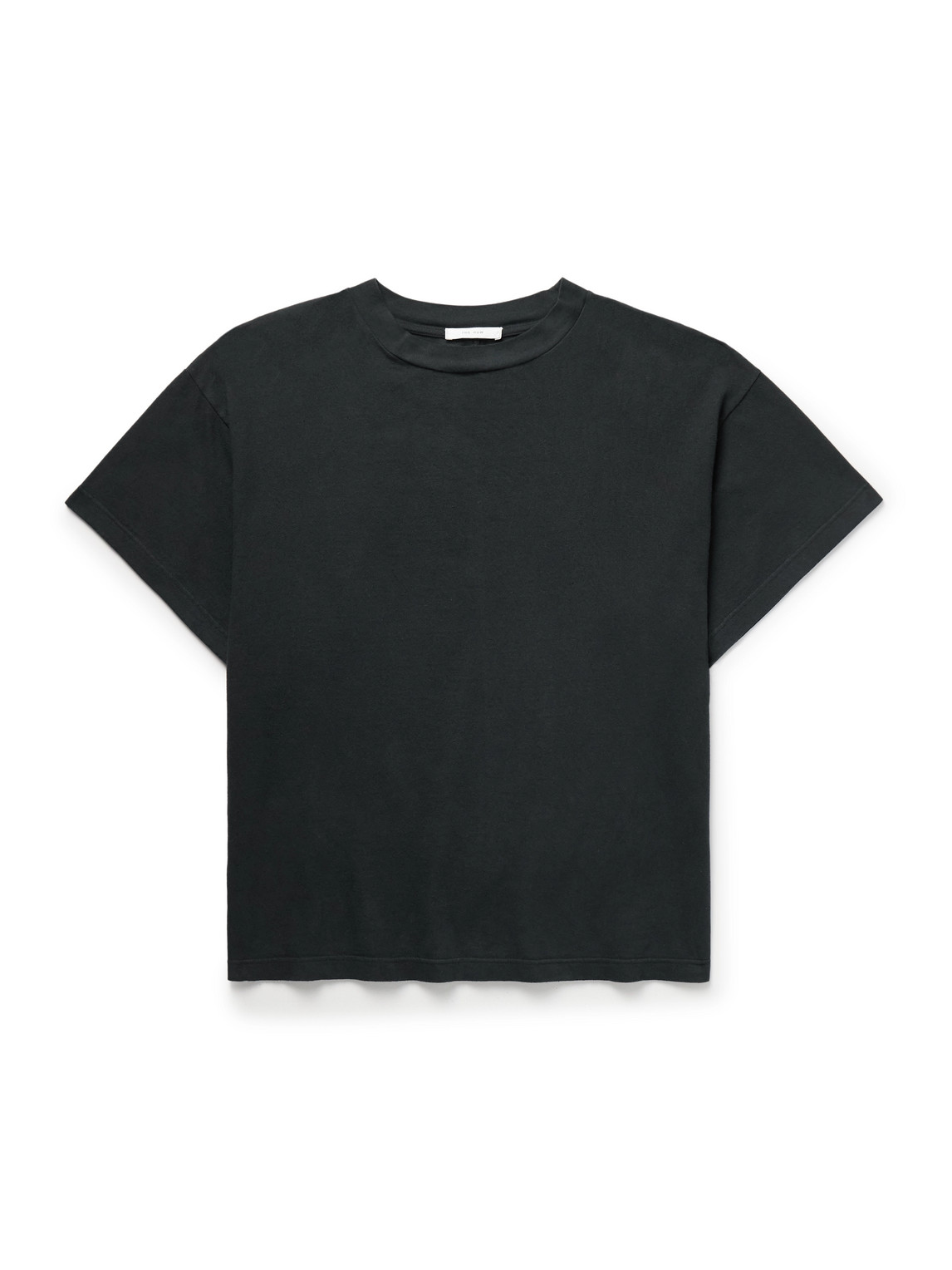 The Row Sato Cotton-jersey T-shirt In Black