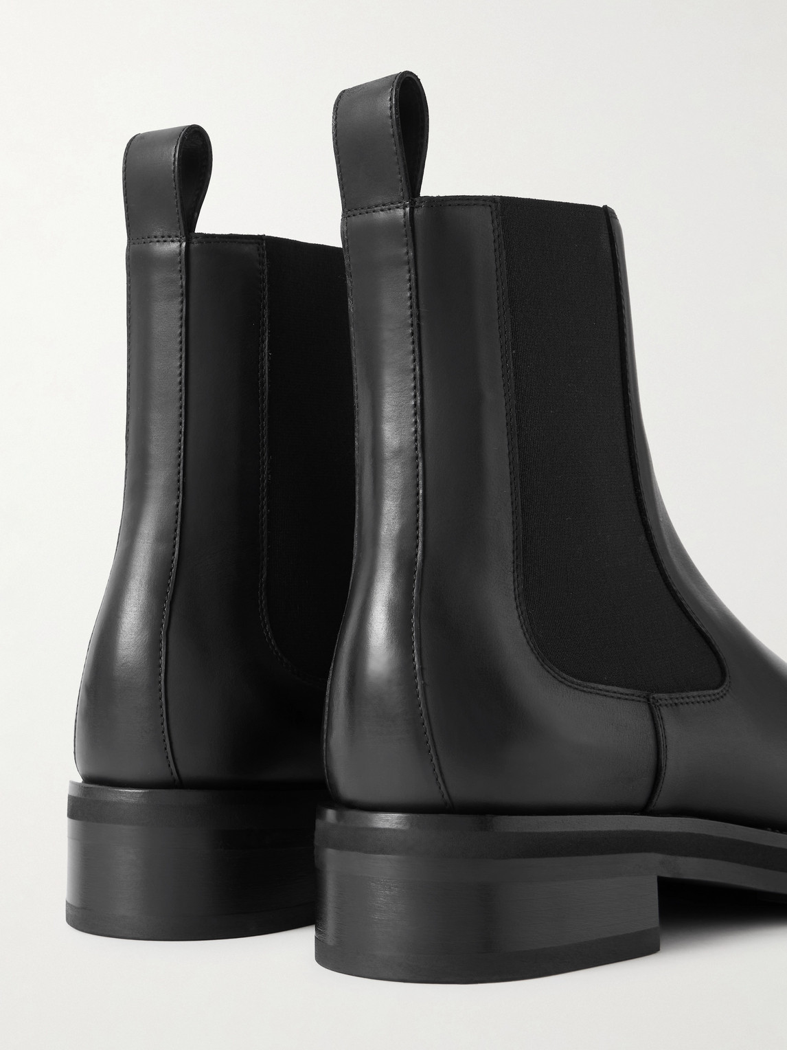 The Row Oiled-leather Chelsea Boots In Multi
