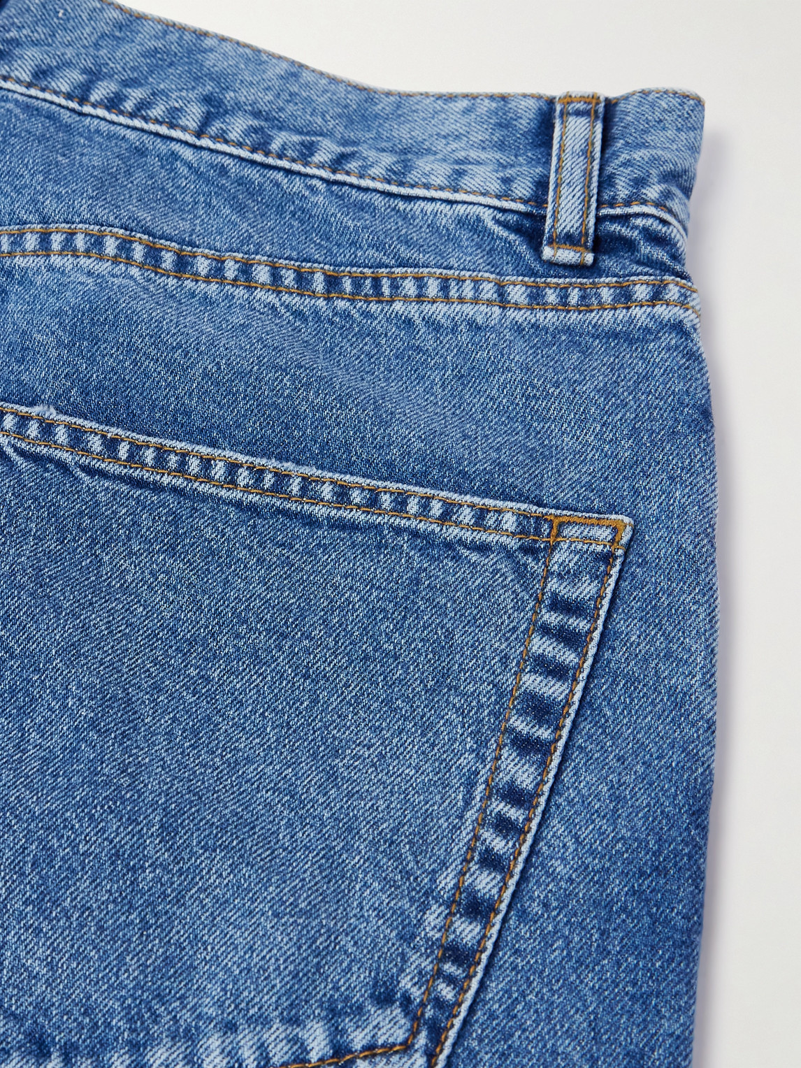 The Row Ross Straight-leg Jeans In Blue
