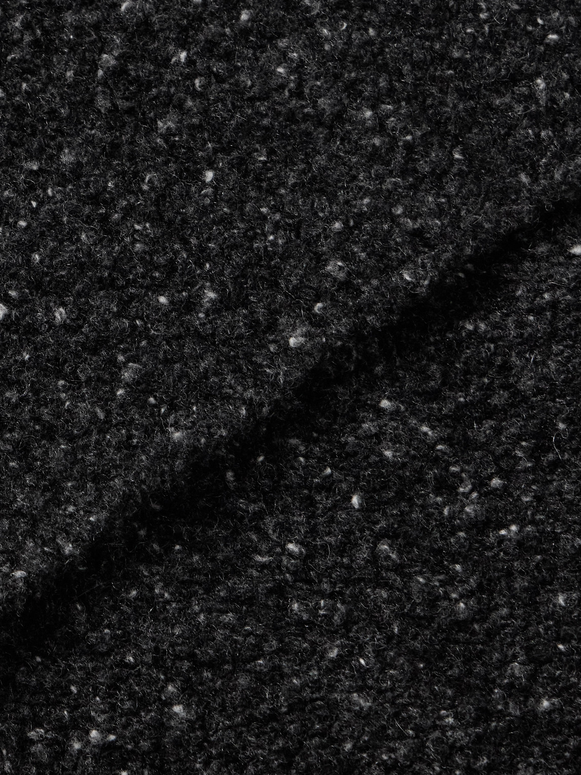 The Row Aksel Cashmere-blend Bouclé Sweater In Black