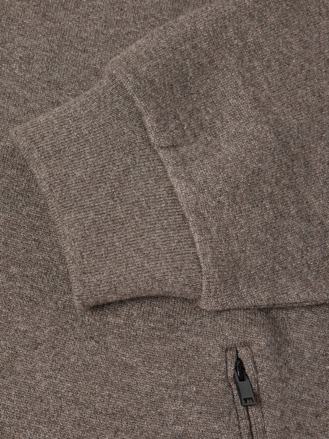 The Row Dazen Oversized Cashmere And Cotton-blend Zip-up Cardigan In Gray