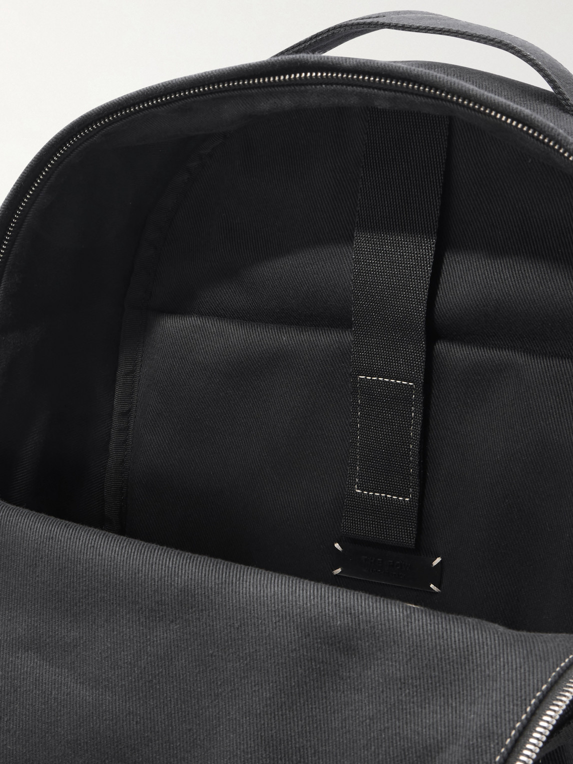 The Row Sisal Canvas Backpack In Black