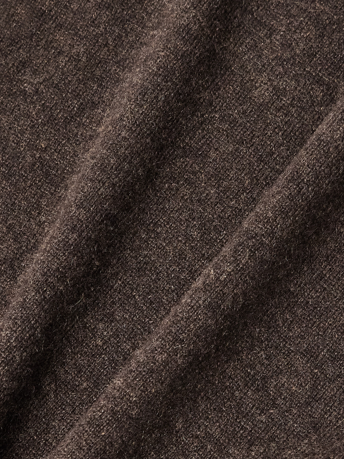 The Row Franz Cashmere Polo Shirt In Brown