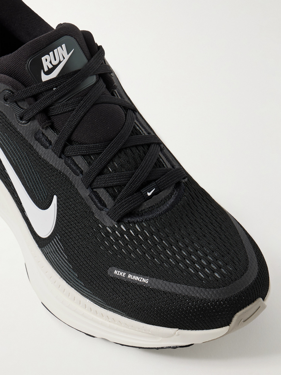 Nike Zoom Fly 5 Rubber-trimmed Mesh Sneakers In Black