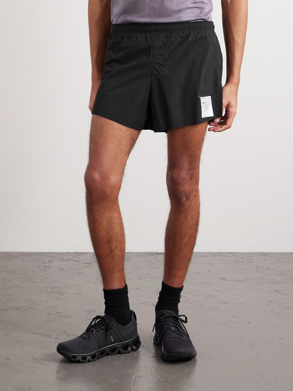  Satisfy - 2.5" Distance Straight-leg Logo-appliqu&eacute;d Justice&trade; Shorts - Men - Black - Xs 