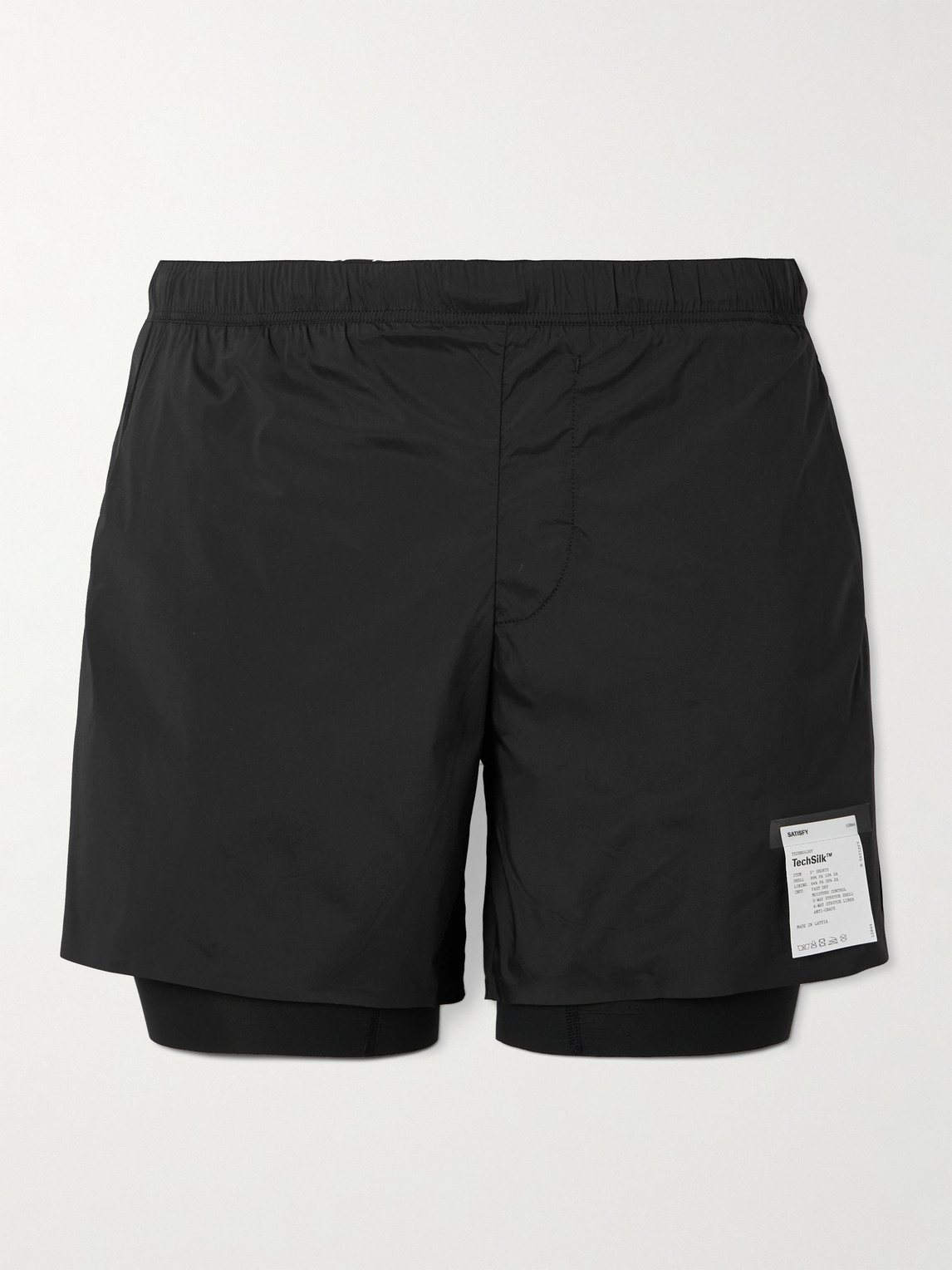 Satisfy 5" Straight-Leg Layered TechSilk&trade; and Justice&trade; Shorts - Men