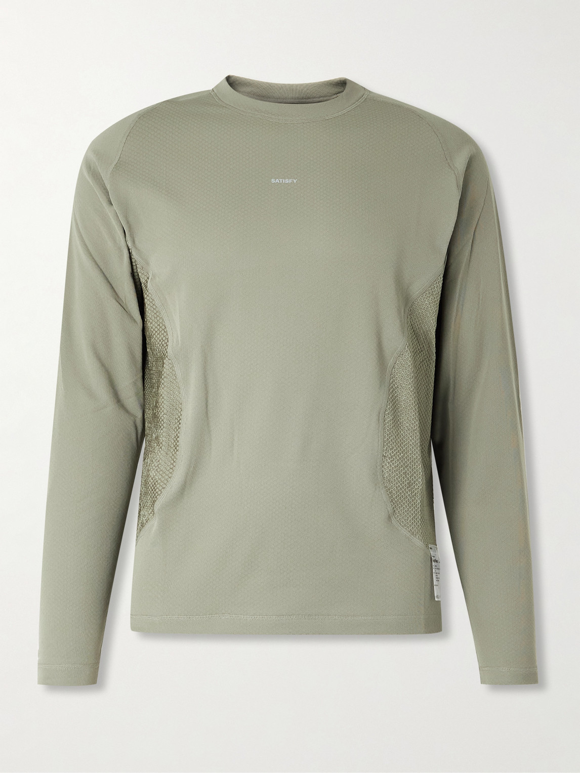 Satisfy Logo-Appliquéd Ghostfleece™ Octa® Running Top - Men