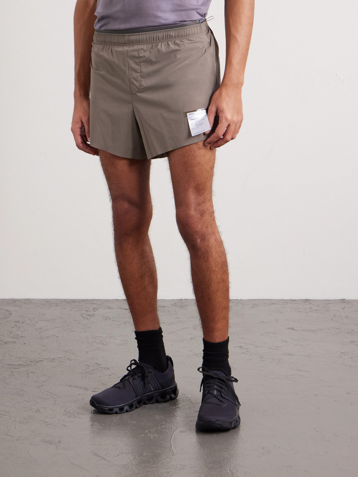  Satisfy - 2.5" Distance Straight-leg Logo-appliqu&eacute;d Justice&trade; Shorts - Men - Brown - M 