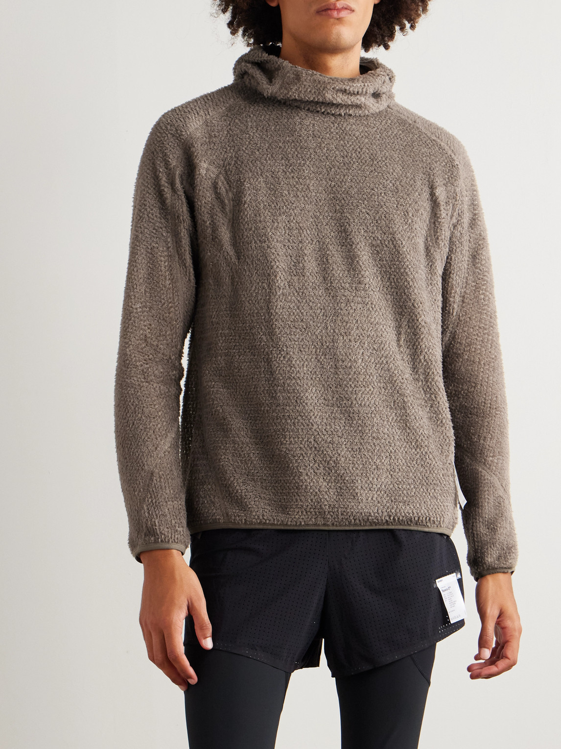 Satisfy Brushed Ghostfleece™ Hoodie In Brown