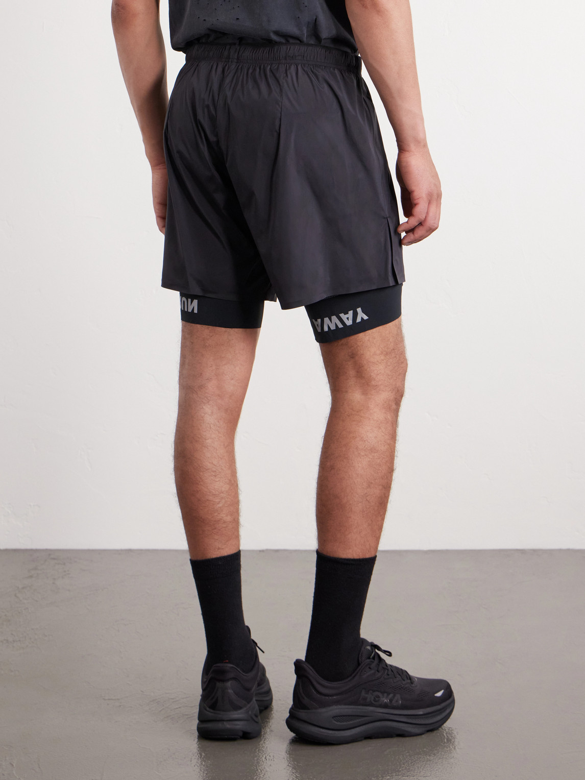  Satisfy - 8" Slim-fit Layered Techsilk And Justice&trade; Coldblack&reg; Shorts - Men - Black - Xs 