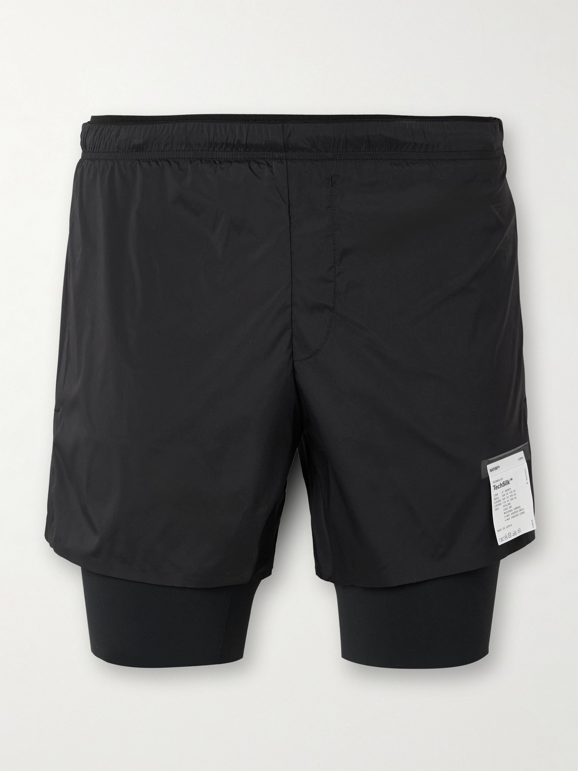 Satisfy 8" Slim-Fit Layered Techsilk and Justice&trade; coldblack&reg; Shorts - Men