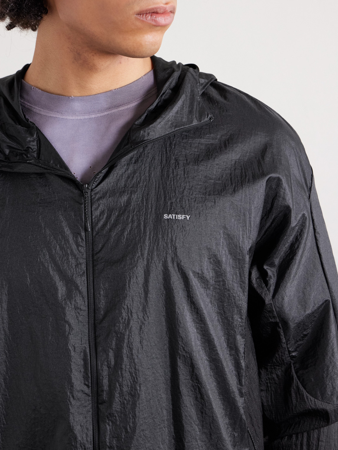 Logo-Appliquéd Rippy™ Ripstop-Panelled Pertex® Diamond Fuse Hooded Jacket