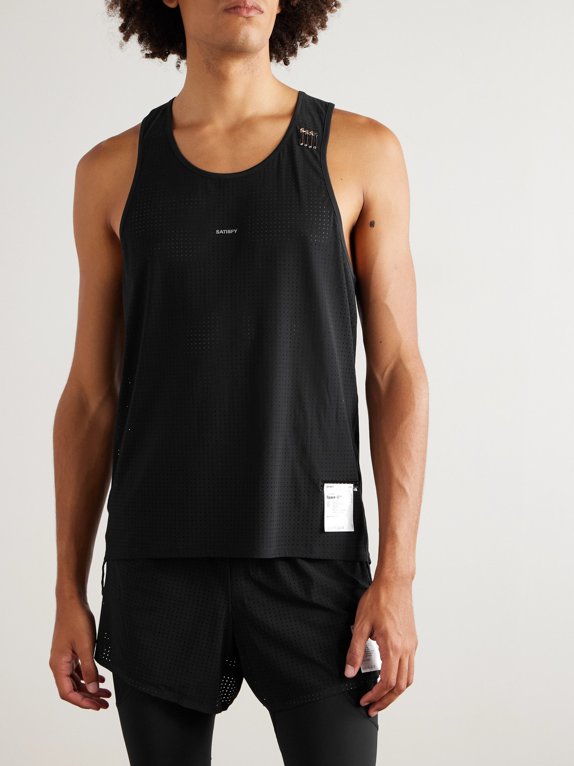 Satisfy Space-o Tank Top In Black