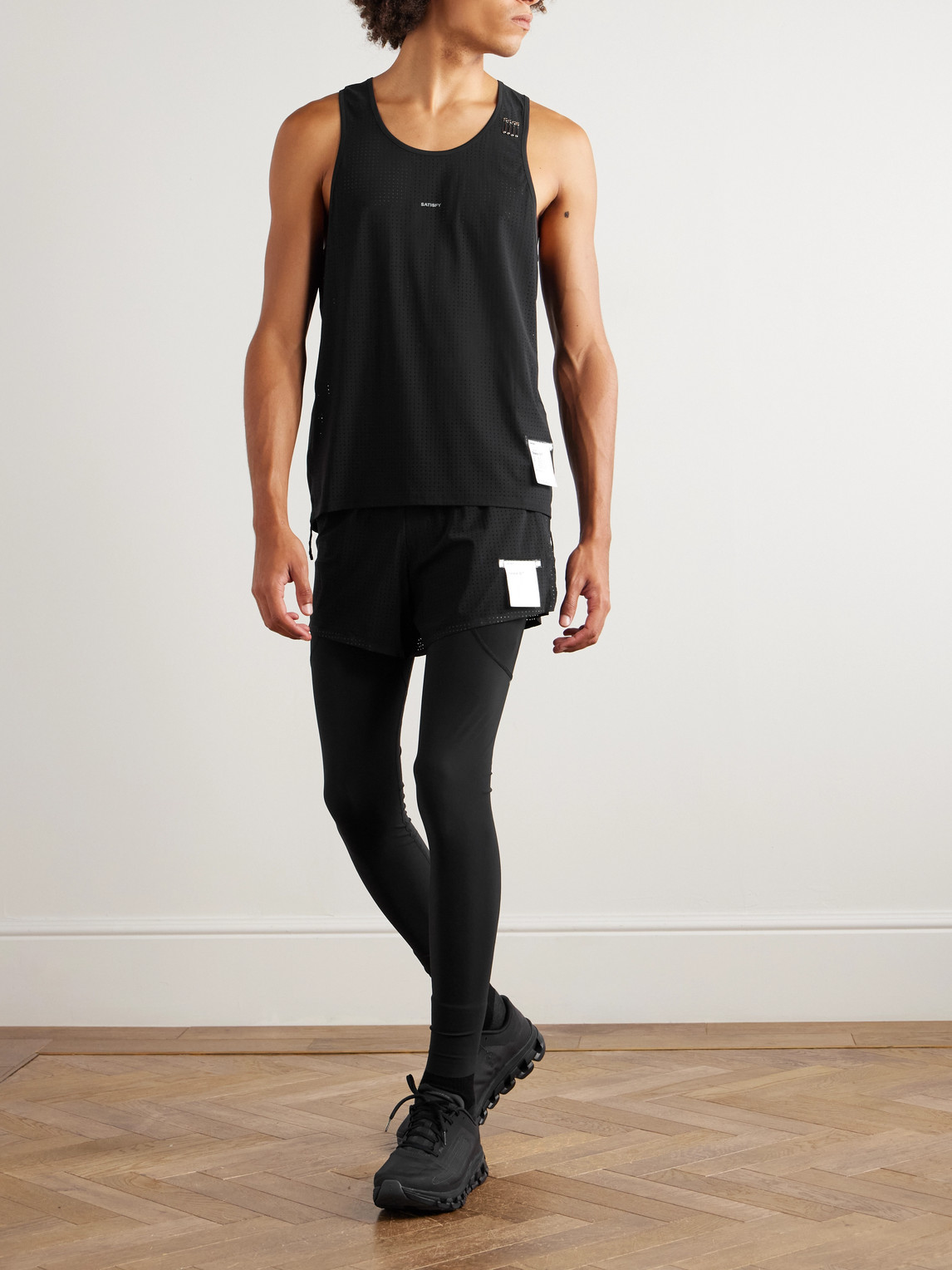 Satisfy Space-o Tank Top In Black