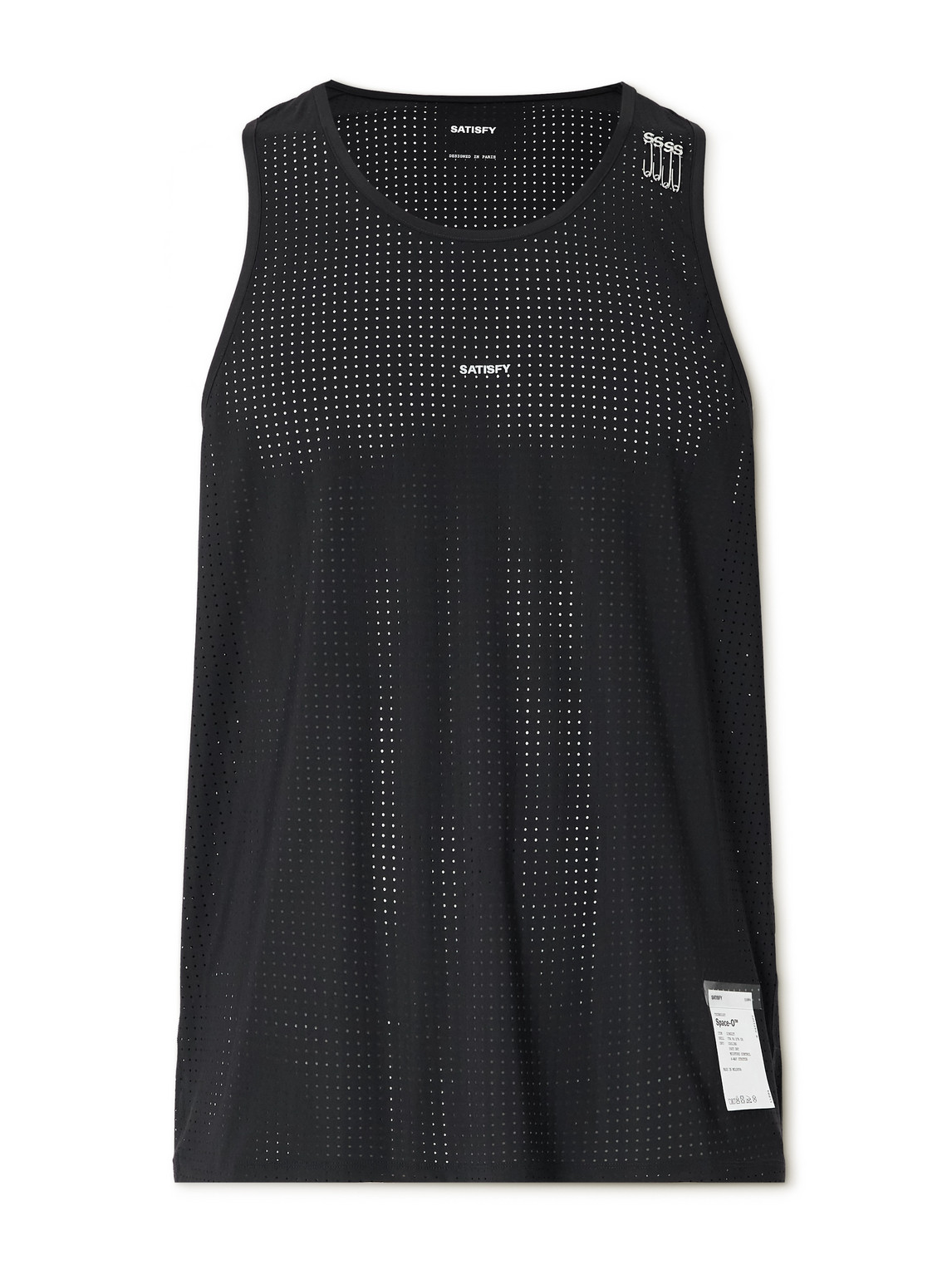 Satisfy Space-o Tank Top In Black
