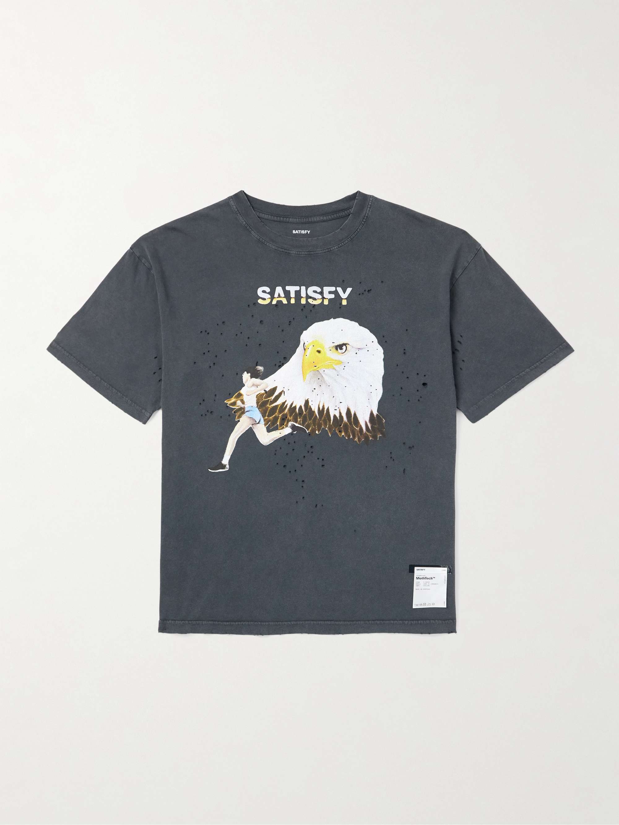 【新品】SATISFY Graphic Logo Tシャツ XS 新品】SATISFY Graphic Logo Tシャツ XS