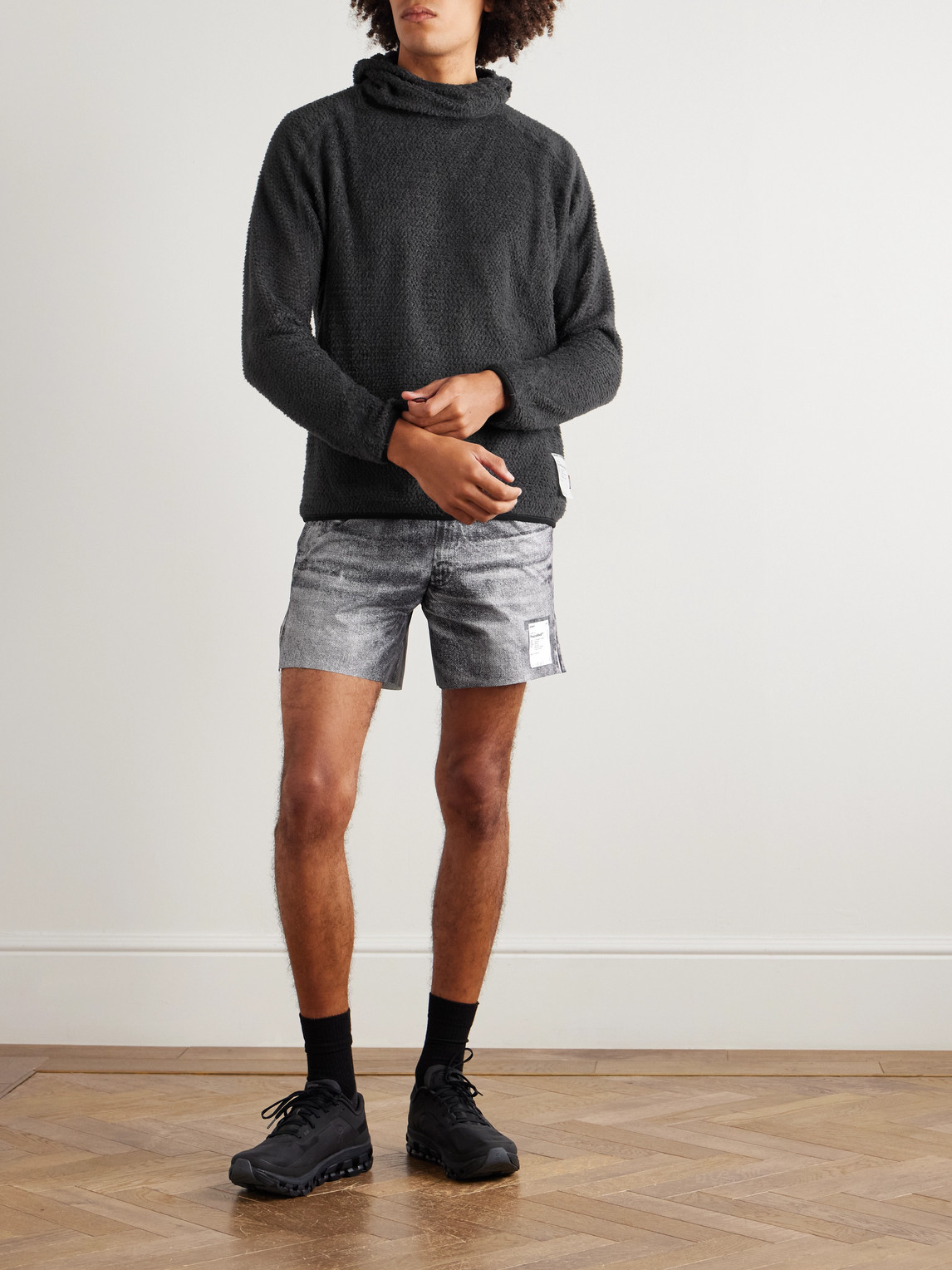 Satisfy Brushed Ghostfleece™ Hoodie In Gray
