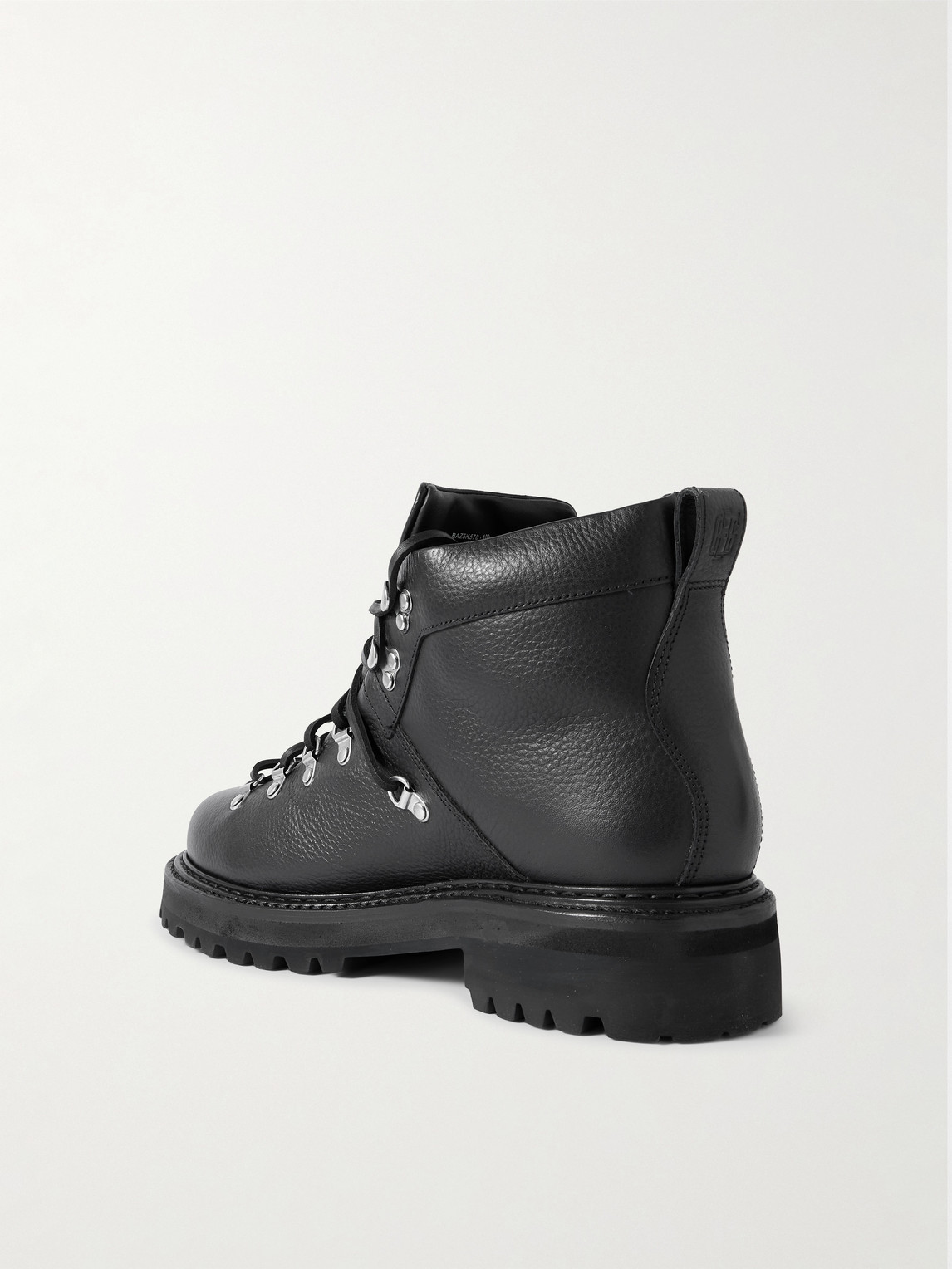 Gh Bass Mason Alpine Full-grain Leather Lace-up Boots In Animal Print