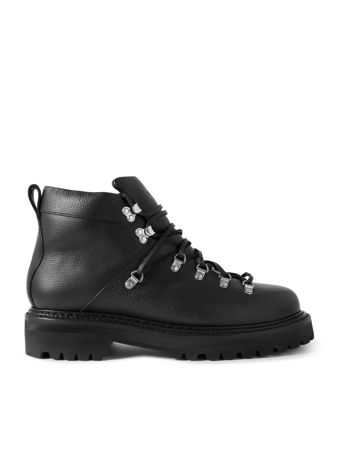 Gh Bass Mason Alpine Full-grain Leather Lace-up Boots In Animal Print