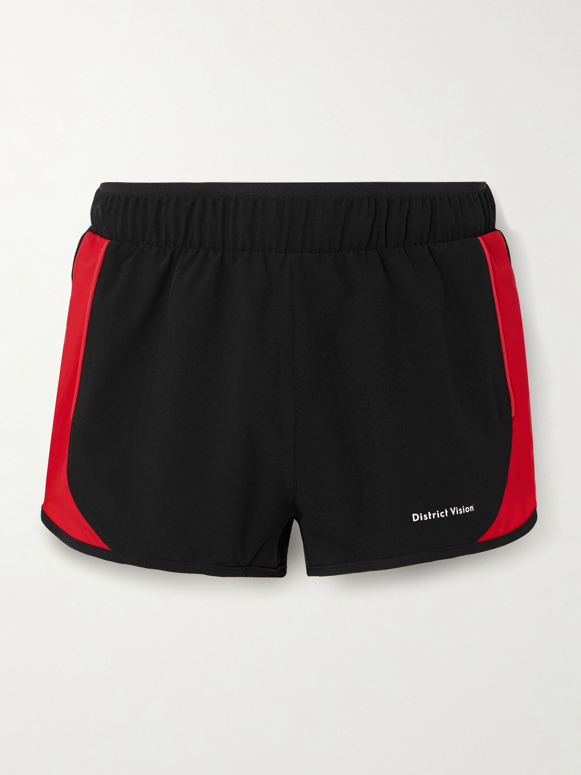 Straight-Leg Panelled Stretch-Jersey Shorts