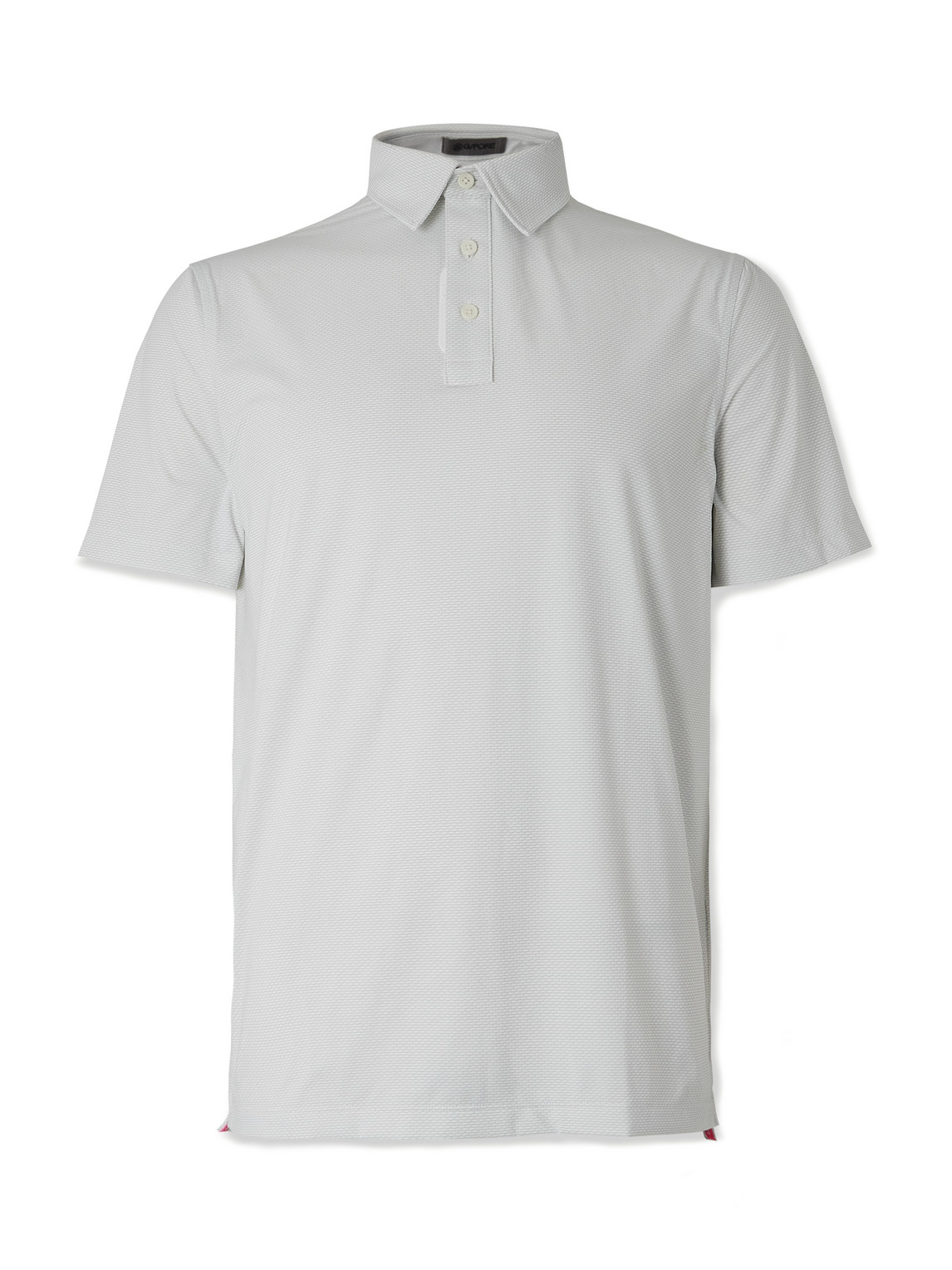 G/fore Stretch-jacquard Golf Polo Shirt In Gray