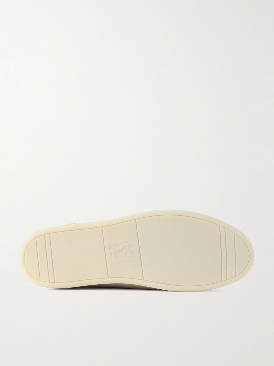 Brunello Cucinelli Suede Low-top Sneakers Rubber Sole In Gray