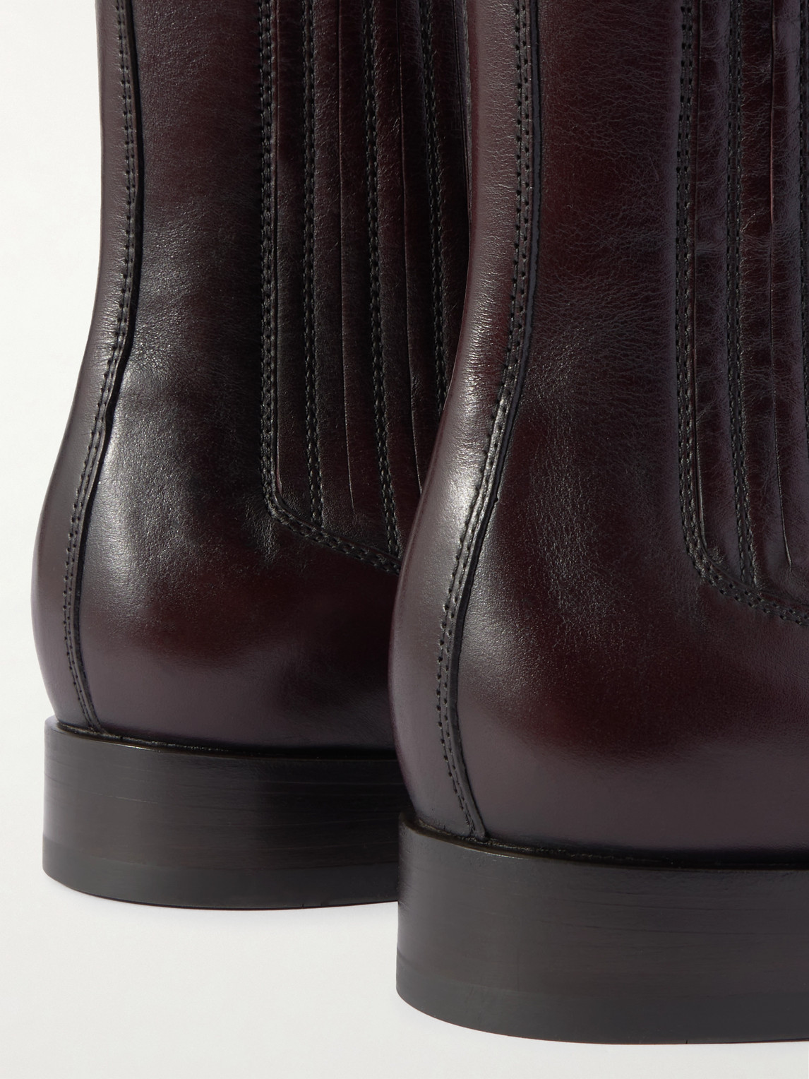 Brunello Cucinelli Leather Chelsea Boots