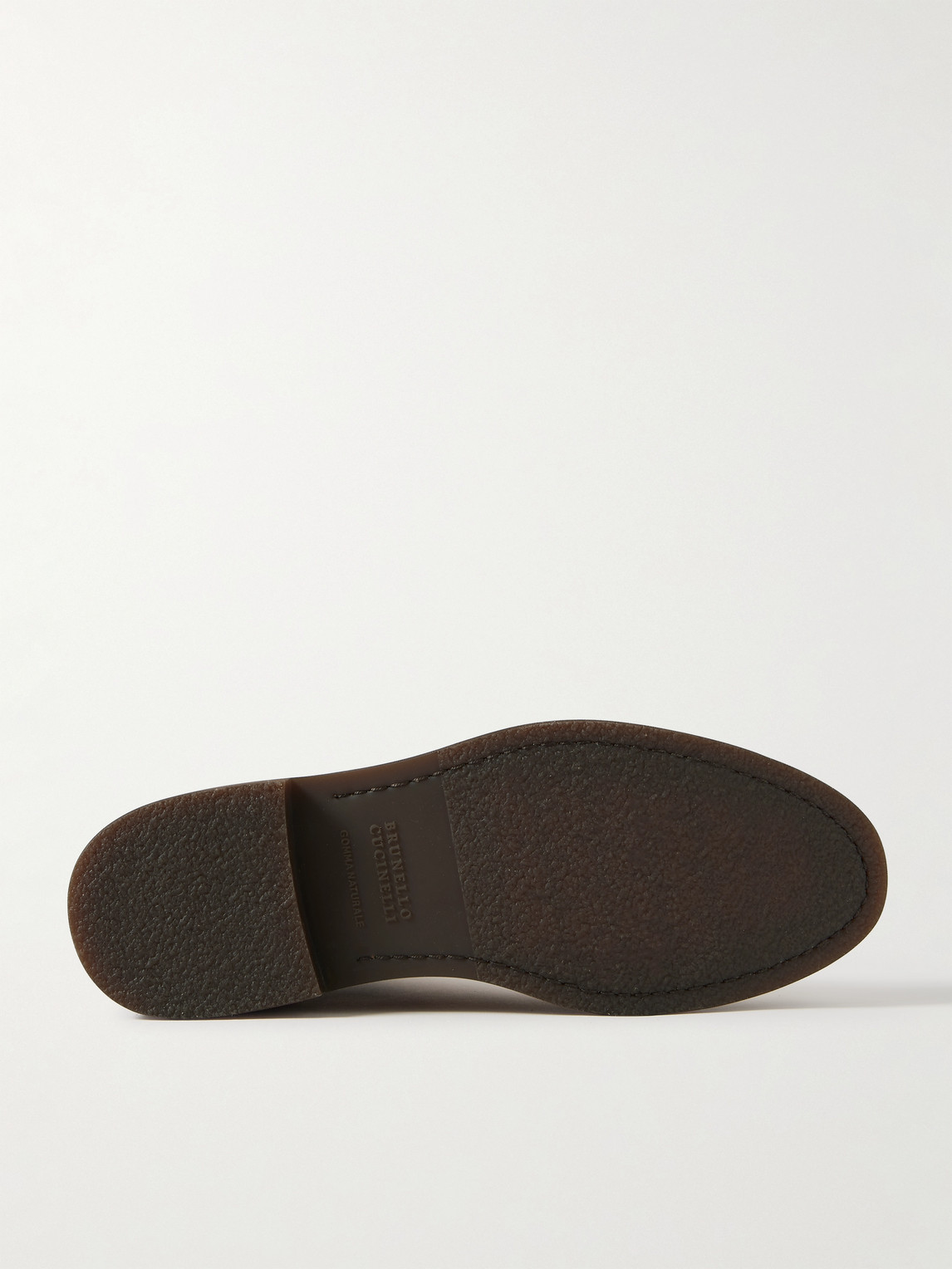 Brunello Cucinelli Suede Chelsea Boots In Brown