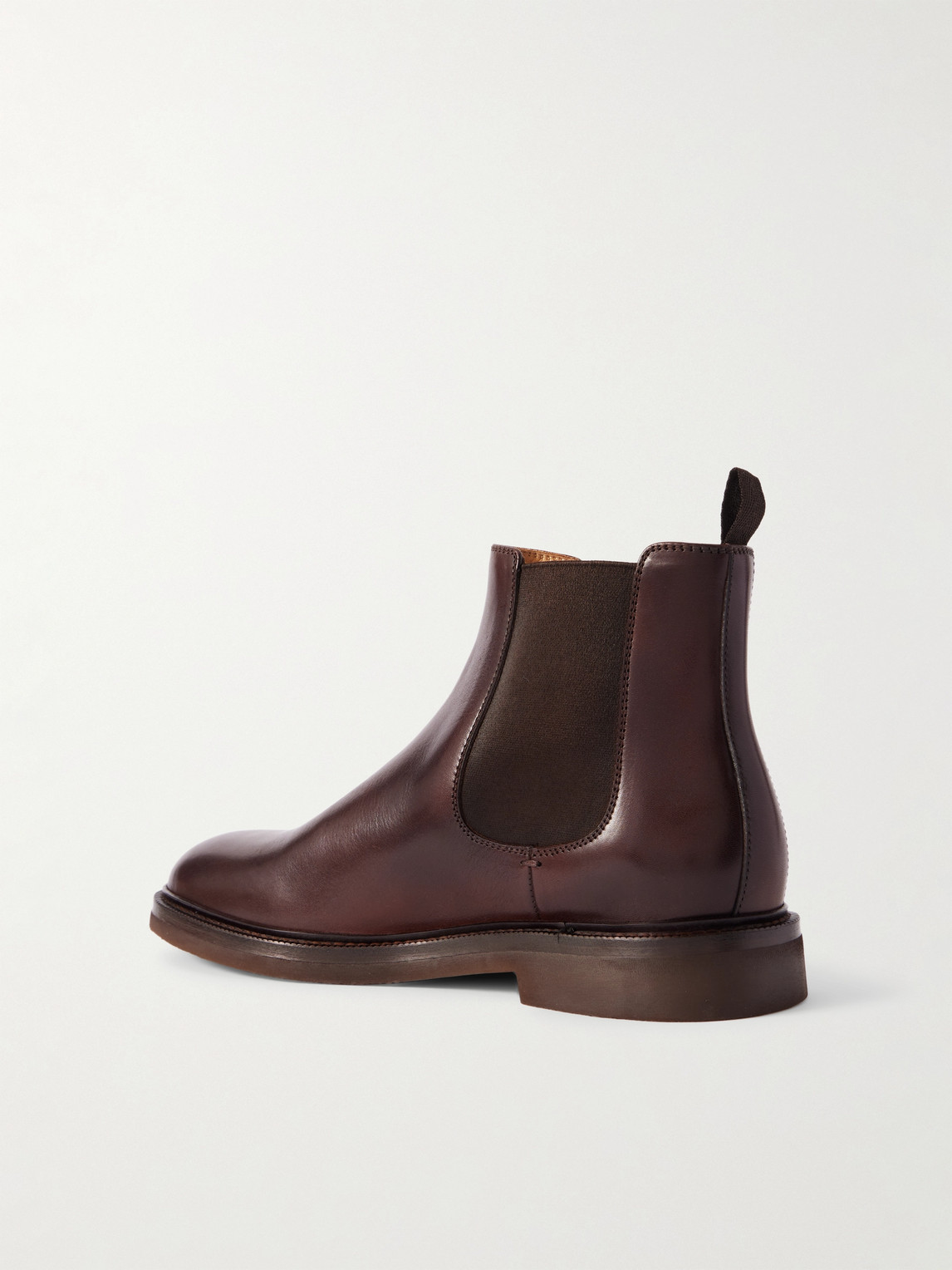 Brunello Cucinelli Leather Chelsea Boots
