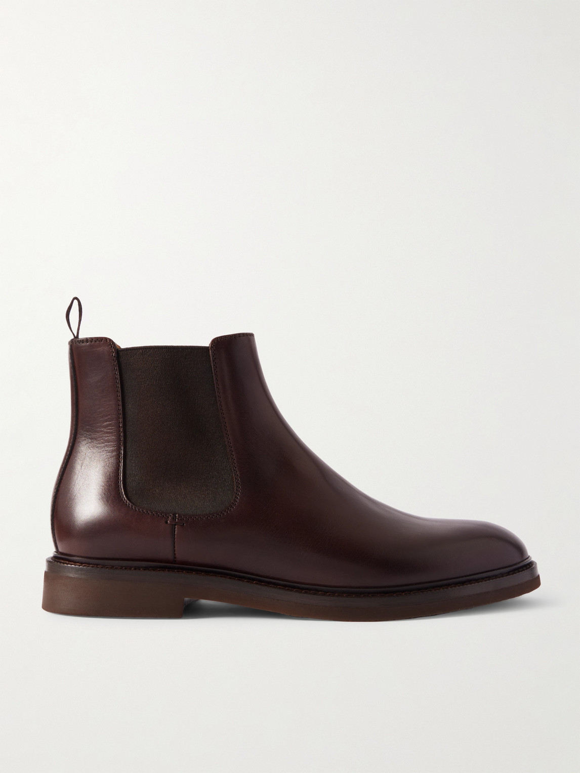 Brunello Cucinelli Leather Chelsea Boots - Men
