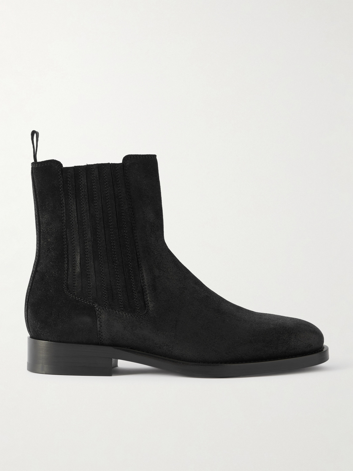 Brunello Cucinelli Waxed-Suede Chelsea Boots - Men