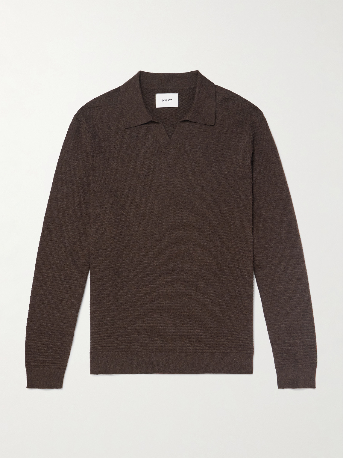 NN07 Paul 60019 Ribbed Organic Cotton Polo hirt - Men