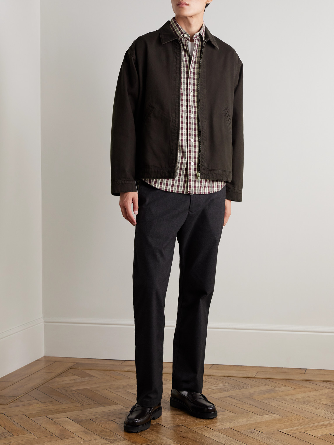 Nn07 Colby 50007 Embroidered Checked Organic Cotton Shirt In Multi