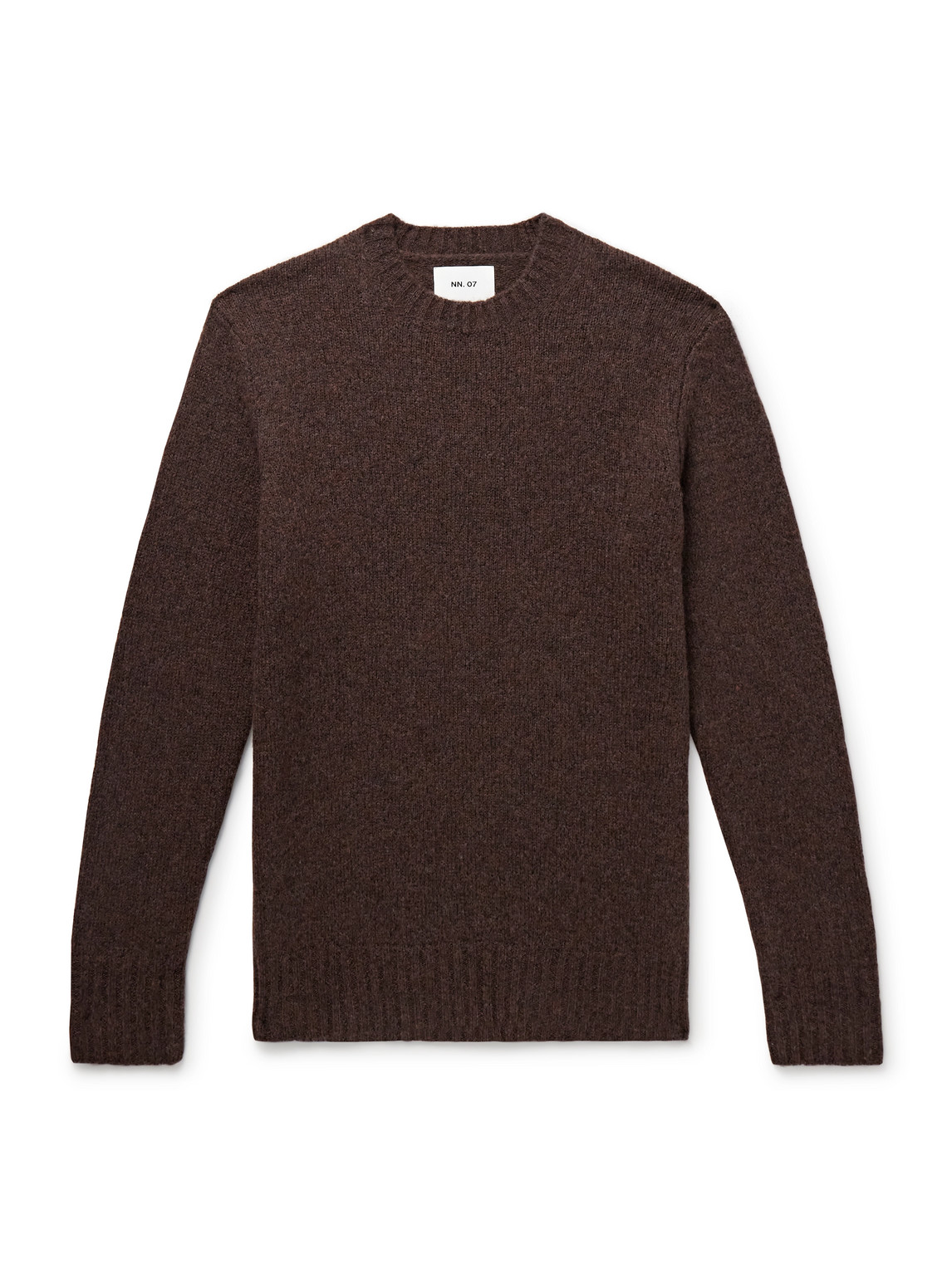 Nn07 Lee 6598 Merino Wool-blend Sweater In Brown