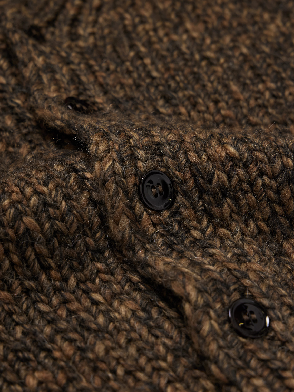Nn07 Osky 60008 Wool-blend Cardigan In Brown