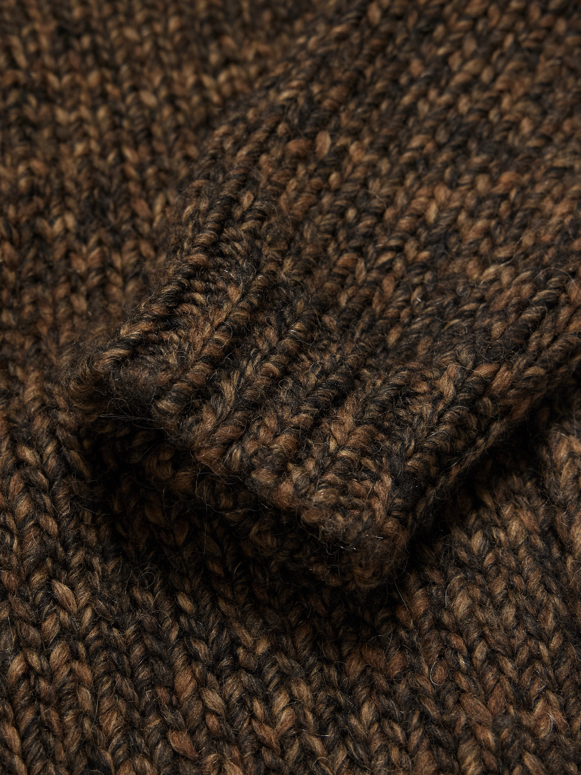 Nn07 Osky 60008 Wool-blend Cardigan In Brown