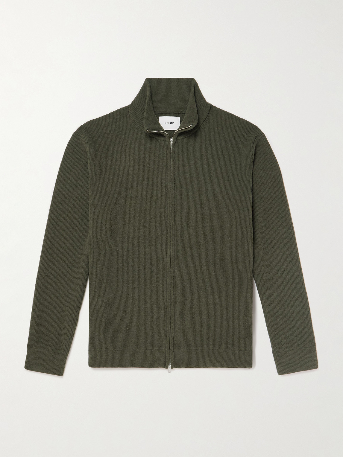 NN07 Danny 6429 Ribbed Bouclé Zip-Up Cardigan - Men