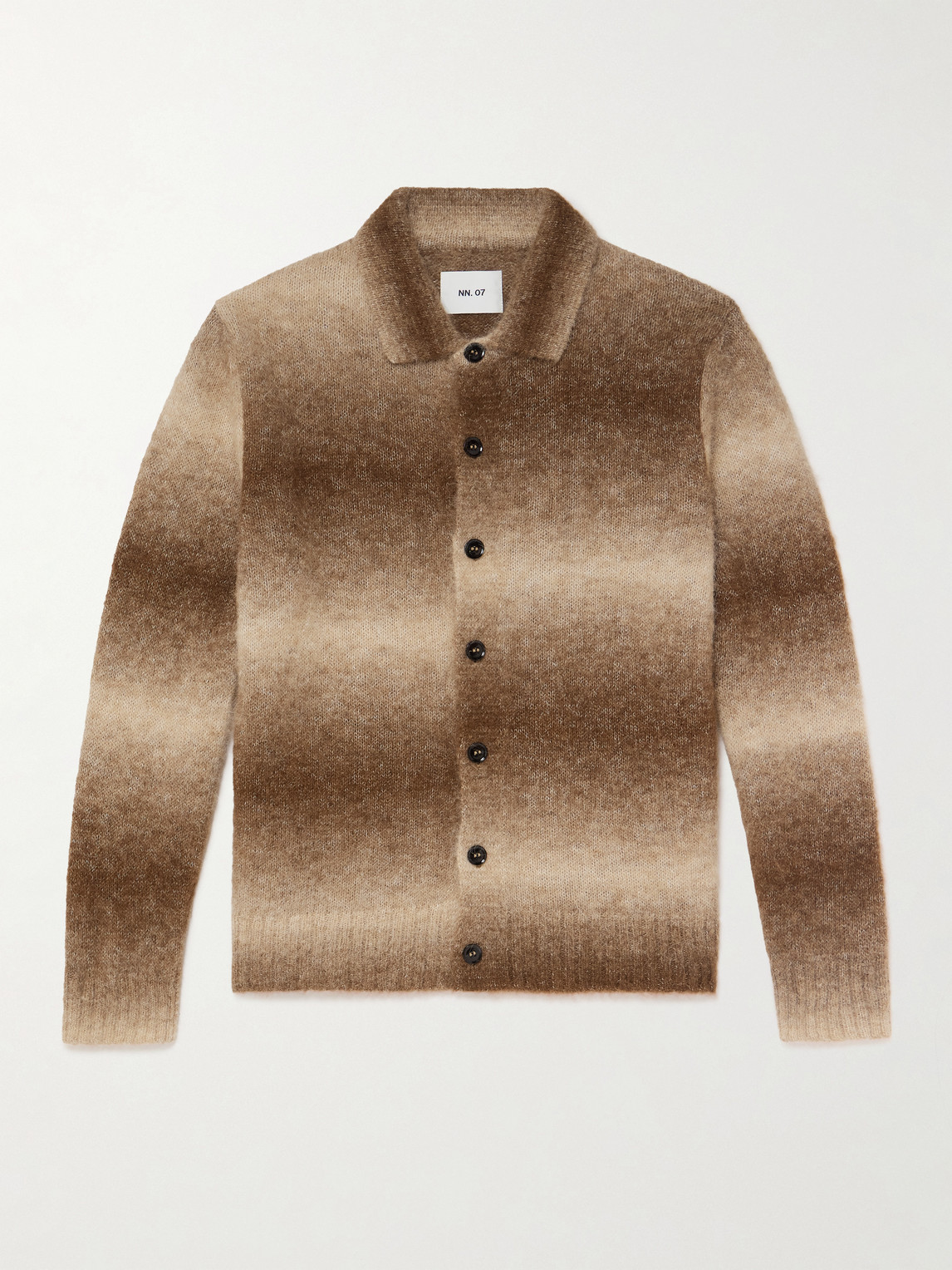 NN07 Alfie 6656 triped Alpaca-Blend Cardigan - Men