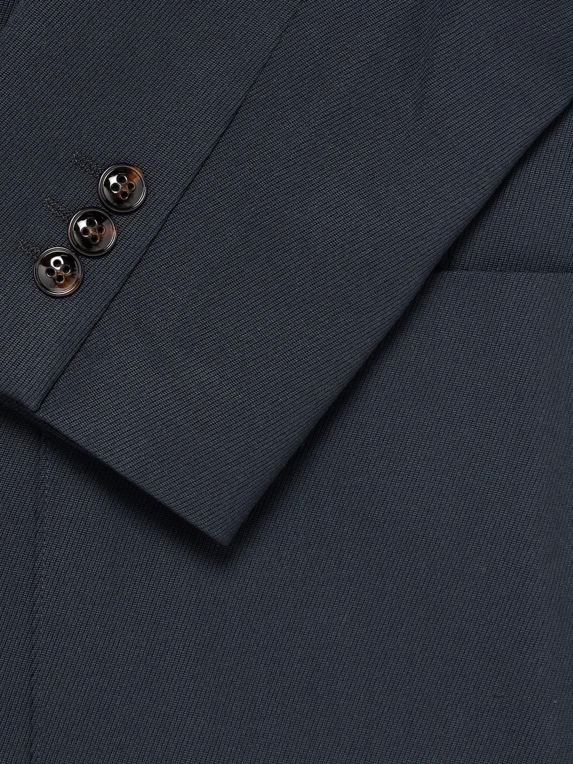 Nn07 Jordin 10002 Double-breasted Wool-blend Twill Blazer In Blue