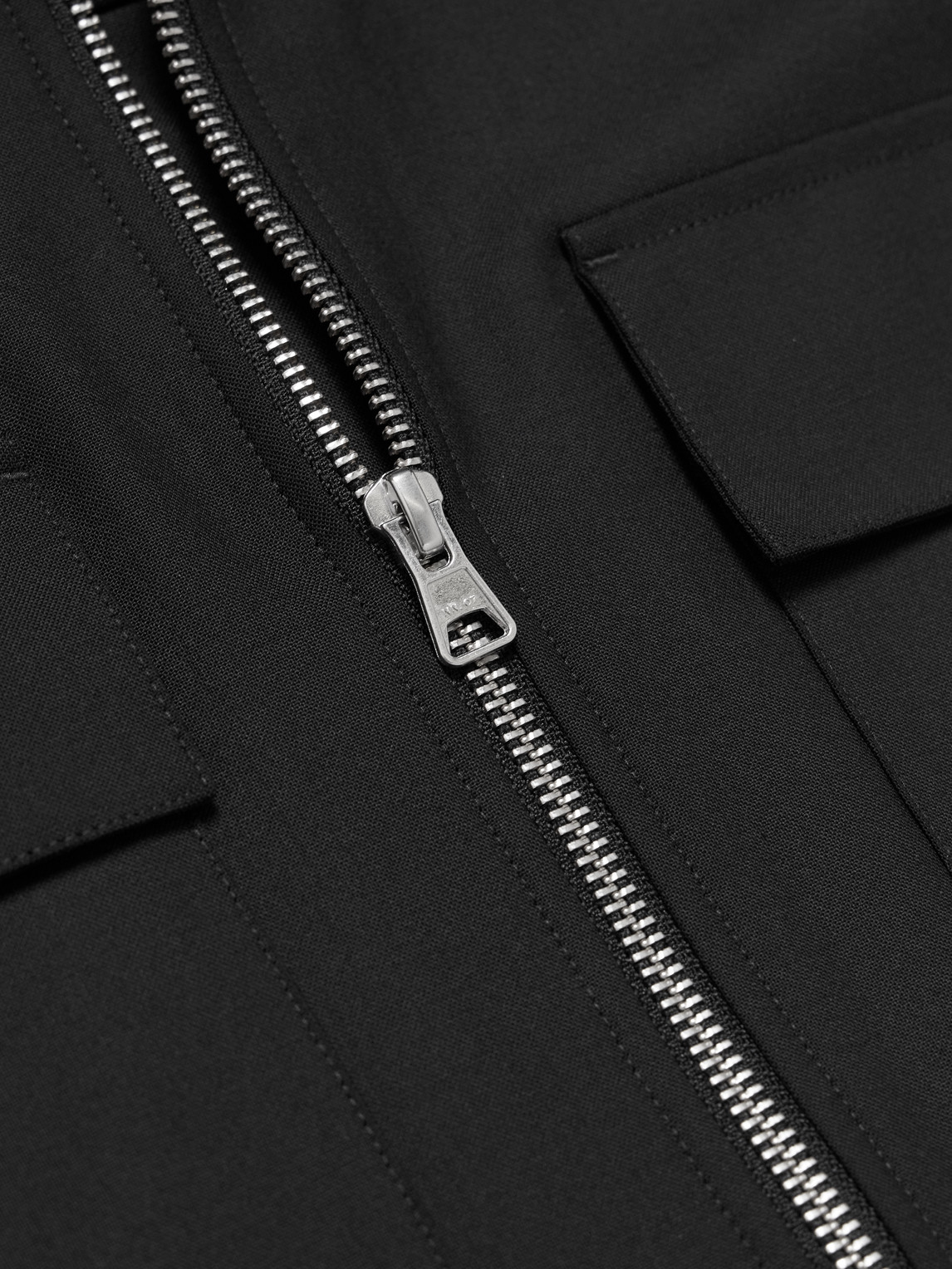 Nn07 Alban 1088 Recycled Grain De Poudre Overshirt In Black