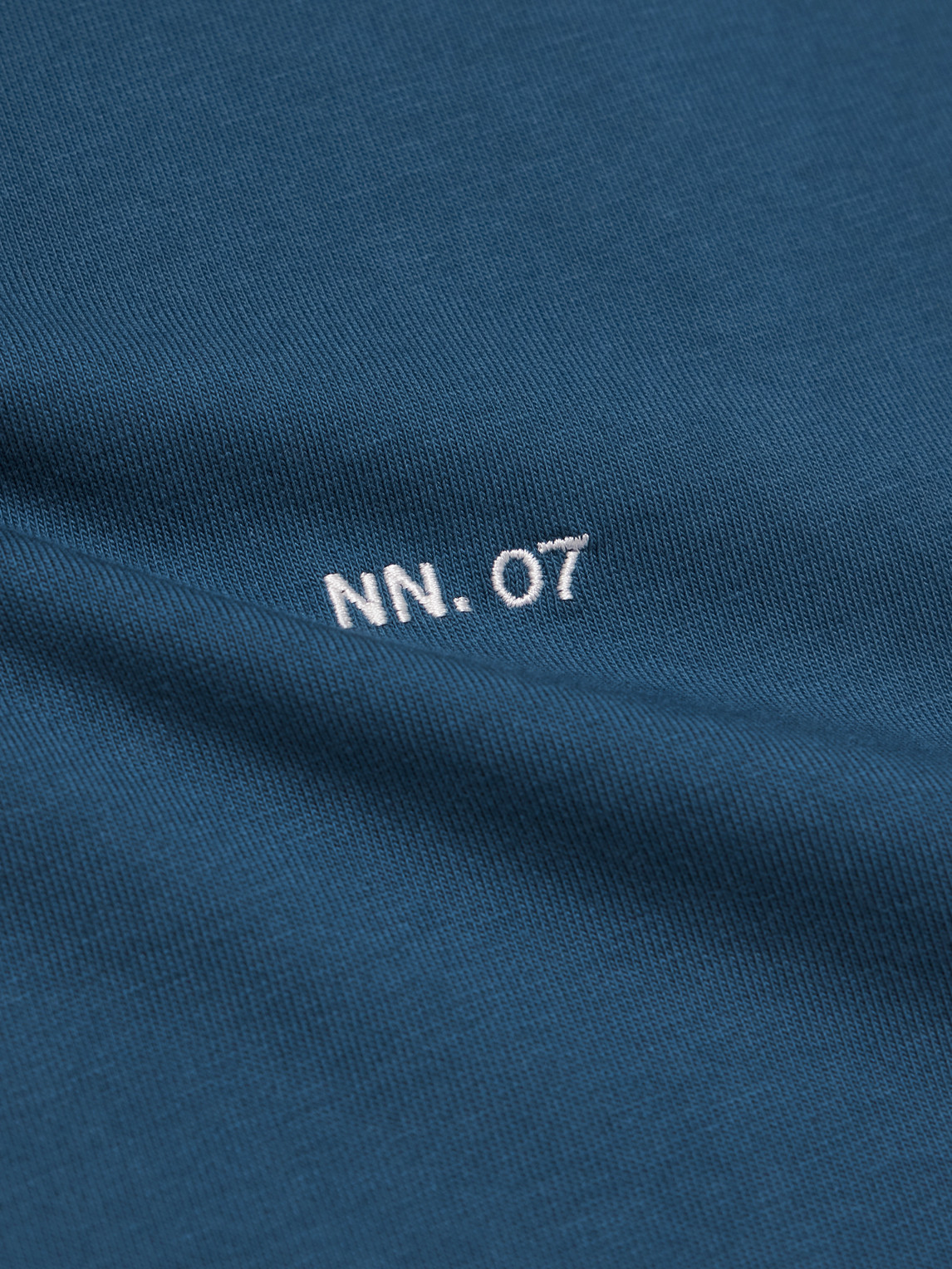 Nn07 Adam 3209 Logo-embroidered Pima Cotton-jersey T-shirt In Blue