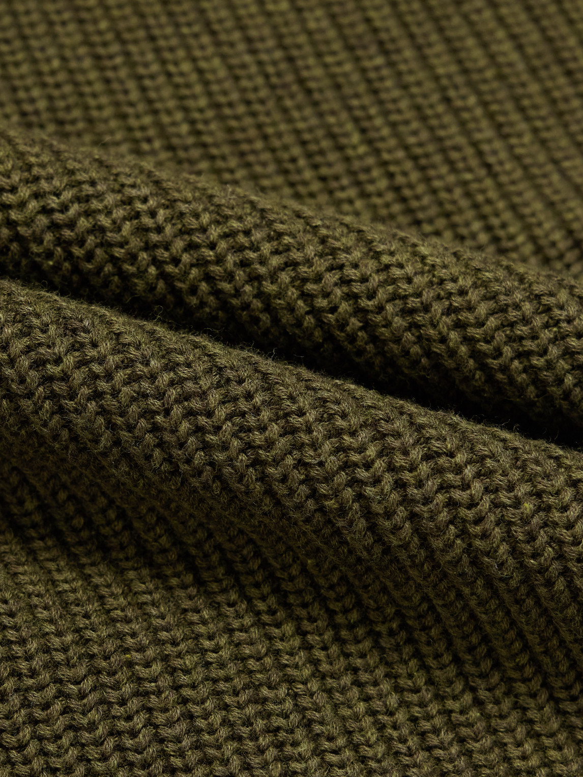 Nn07 Jacobo 6470 Ribbed Cotton Sweater In Green