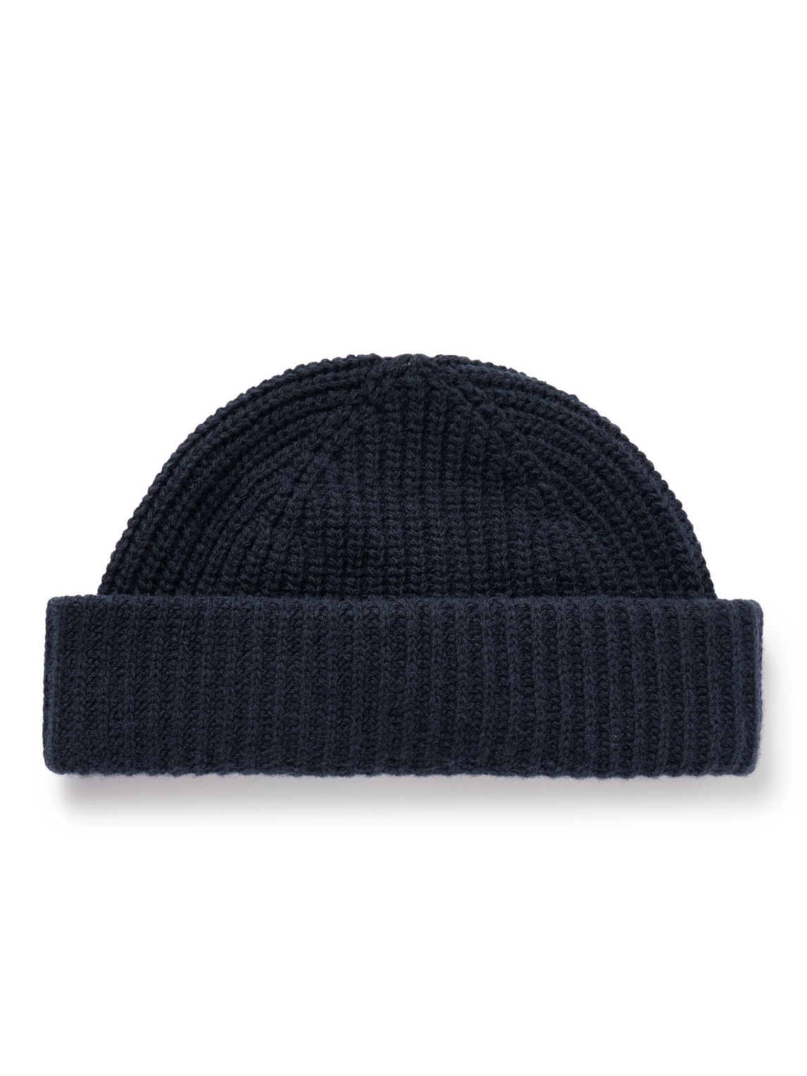 Nn07 Sailor 6650 Ribbed Wool-blend Beanie In Blue