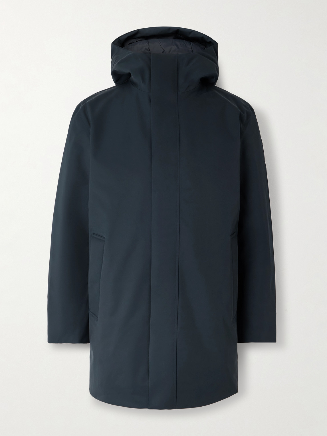 Nn07 Blake 8240 Padded Recycled-twill Parka In Blue