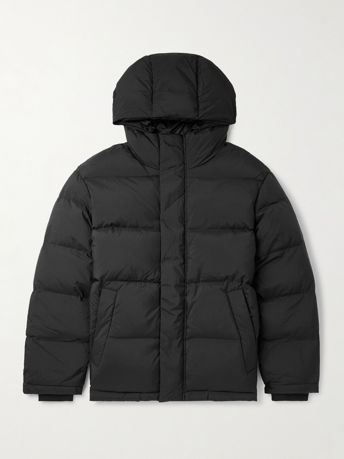 Nn07 Matthew 8245 Quilted Padded Recycled-shell Hooded Jacket In Black