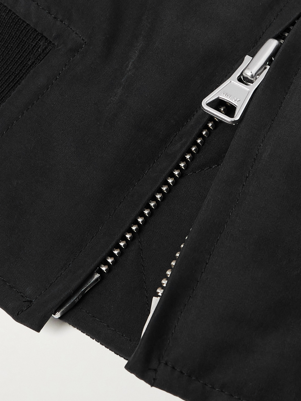 Nn07 Atlas 8264 Shell Bomber Jacket In Black