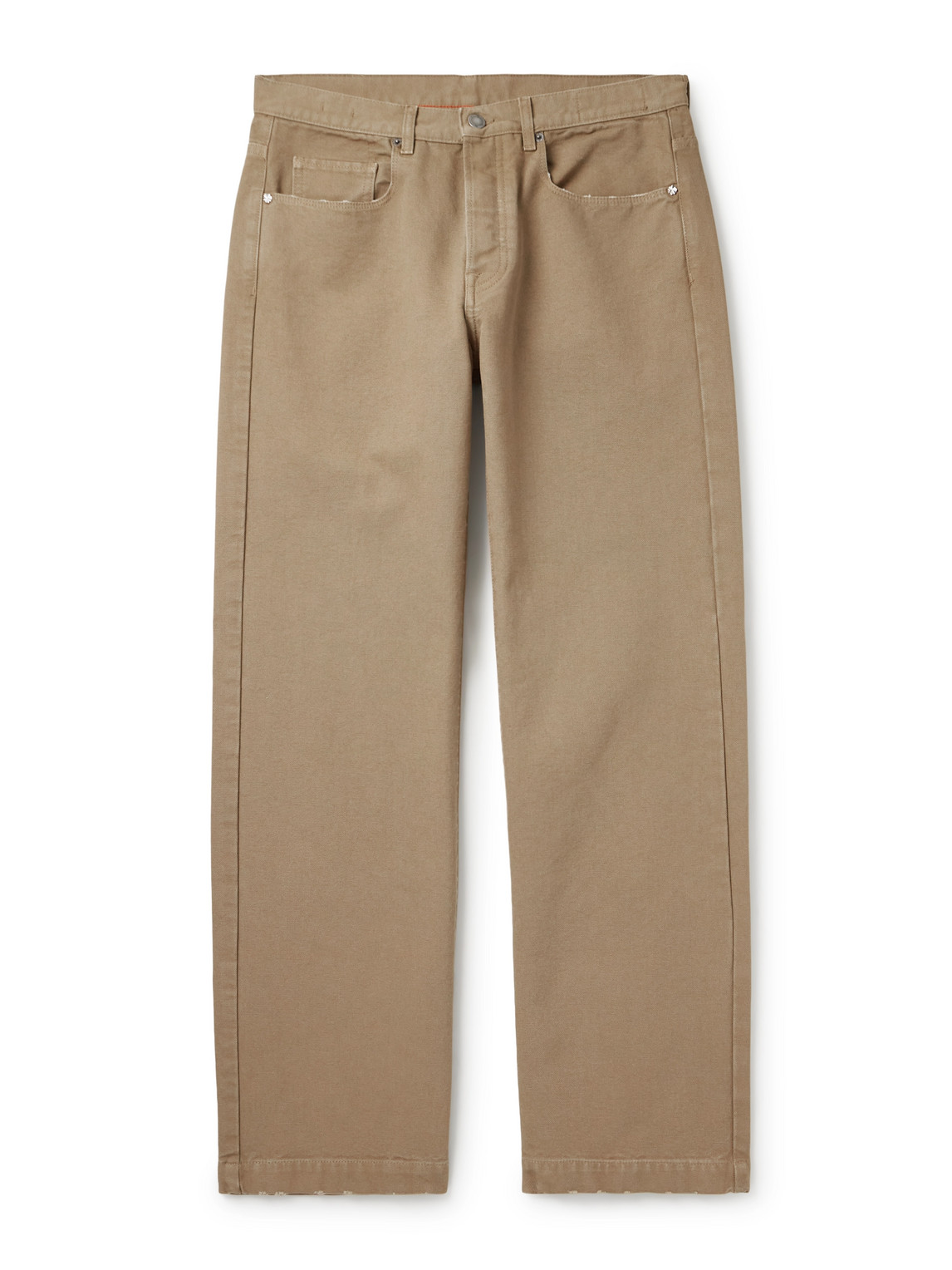 Massimo Alba Oceano Straight-leg Selvedge Jeans In Brown
