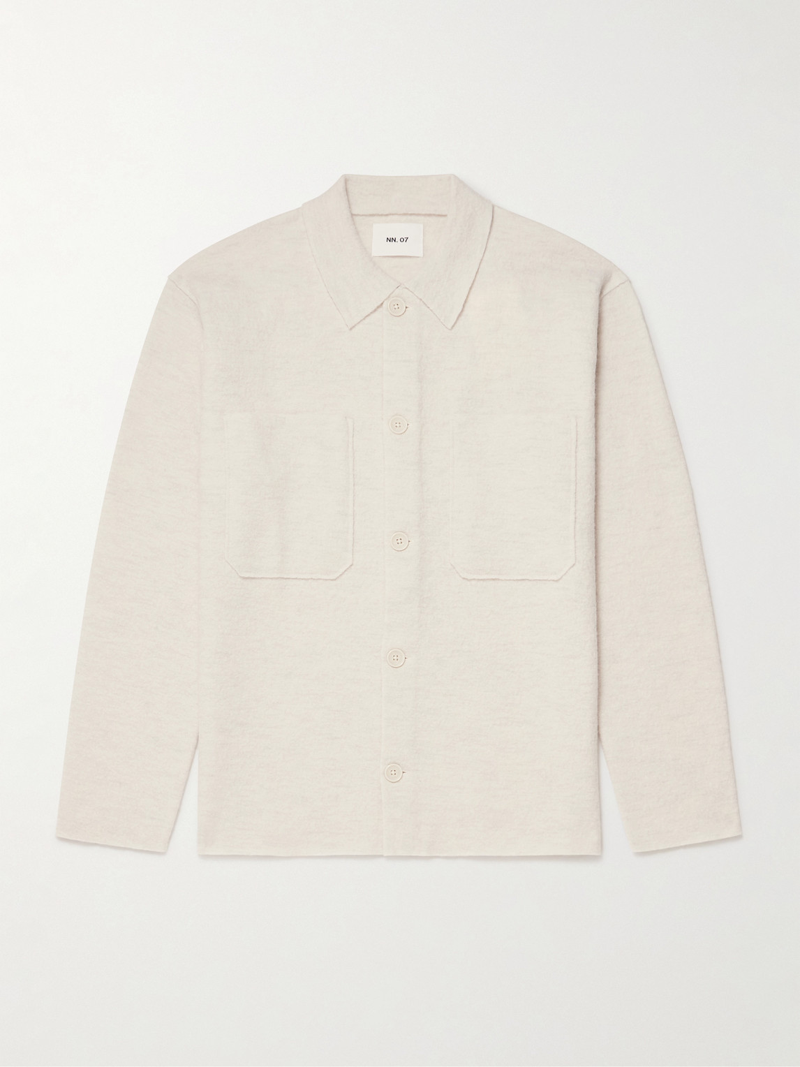 NN07 Jonas 6398 Brushed erino Wool Overshirten