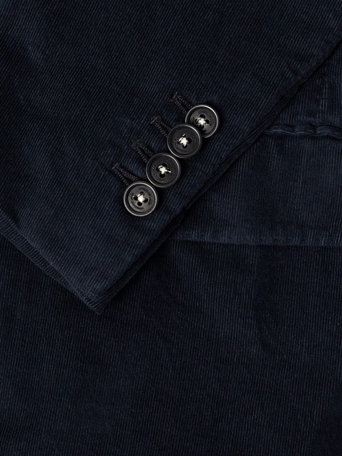 Massimo Alba Sand Cotton-corduroy Suit In Blue