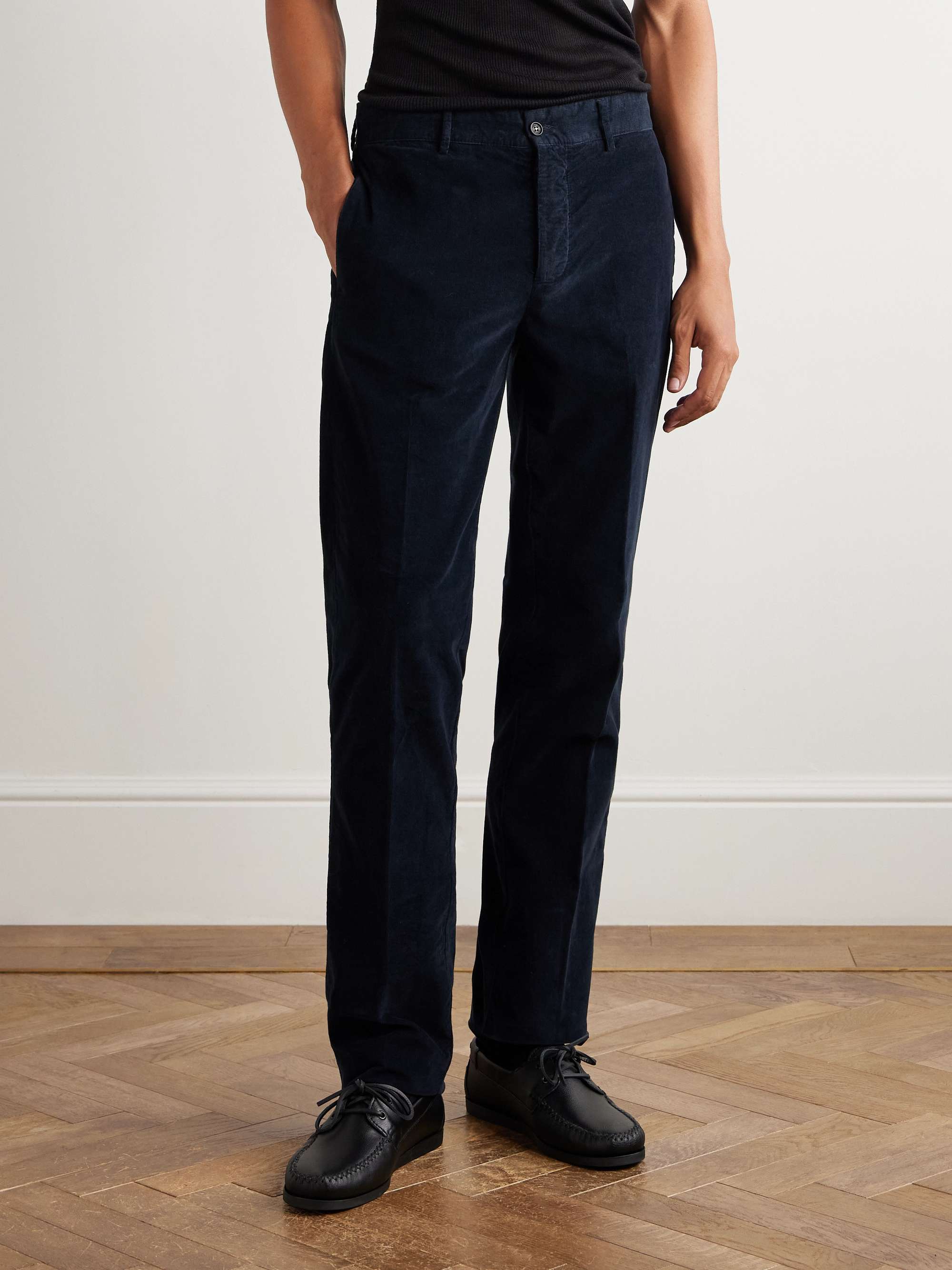 MASSIMO ALBA Unstructured Cotton-Corduroy Suit Jacket